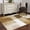 White Brown, variant on Area Rug for Living Room, Brown Geometric Non-Slip Indoor Large Carpet for Bedroom/Dining Room, Watercolor Ombre Modern Abstract Art Washable Low-Profile Rectangle Floor Mat Runner Rugs - 2.7 x 5 Ft