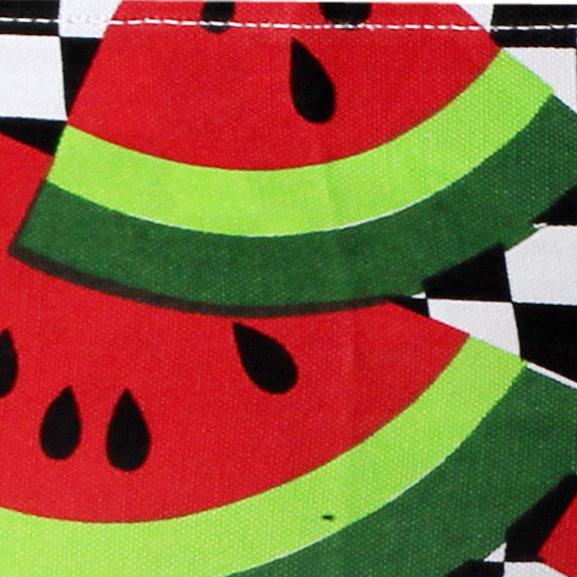 24" Director's Chair White Frame-Watermelon Slices