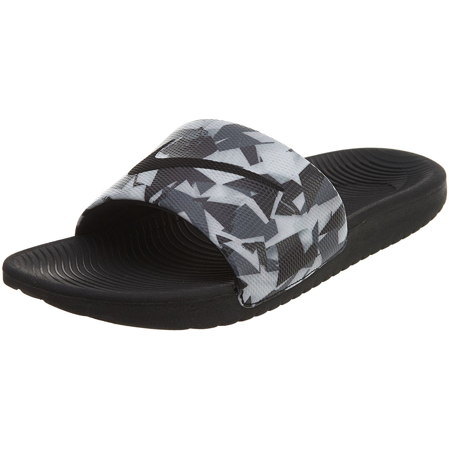 grey mens nike slides