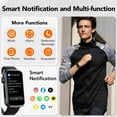 thumbnail image 2 of 1.47" Smartwatch for Women Men with Multiple Sport Modes Step Counter, Fitness Tracker Bluetooth Calls (Make/Answer), IP68 Waterproof, Fitness Watch Compatible with Android and iPhone, Black, 2 of 5