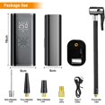 thumbnail image 3 of Mini Handheld Air Compressor, 150 PSI Portable Air Pump, Portable Car Tire Inflator Suitable for Motorcycles, Cars and Bicycles, 3 of 5