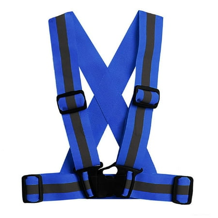 

1x Elastic Ribbon Stripe Reflective Vest Safety Security For Kids Children