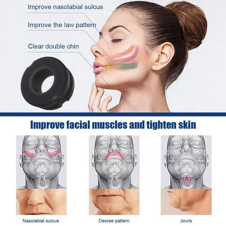 Jawline Exerciser for Men Women Sports Jaw Exerciser Silicone Jaw Trainer Face Exerciser Jaw Toner Mewing Jaw Exerciser Jaw Chisel Exerciser