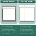 thumbnail image 6 of MING CHEN Motorized Roller Shade with Valance, Motorized Blinds, Waterproof UV Protection, Work with Alexa, Google (100% Blackout White, 33"Wx72"H）, 6 of 6