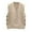 Sweater 429# Khaki, variant on oqasdz Women's Sweaters Lined Deep V Neck Sleeveless Solid Color Button Side Fashion Thermal Underwear Sweaters Vest Casual Versatile