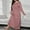 Pink, variant on JUSLIO Nightgowns for Women Graphic Print Nightgown Sleep Dress Long Sleeve Loungewear Round Collar Robes Army Green Pajama Nightgowns Sleepwear