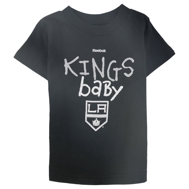 Reebok Boys Kings Baby LA Logo Graphic T-Shirt, Negro, 24 meses