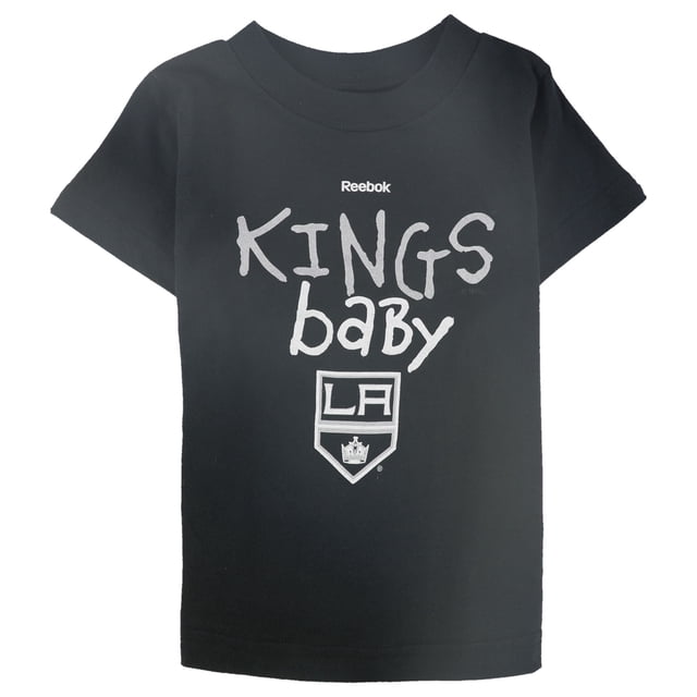 Reebok Boys Kings Baby LA Logo Graphic T-Shirt, Negro, 24 meses