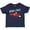 Navy Blue, variant on Born to Race Red Race Car Boys or Girls Baby T-Shirt