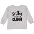 thumbnail image 3 of Inktastic Salty but Sweet Boys or Girls Long Sleeve Toddler T-Shirt, 3 of 5