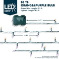 thumbnail image 2 of Cadena de luces Joiedomi, 34.6 pies, 100 LED, naranja y morado, 8 modos, 2 of 9