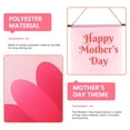 thumbnail image 2 of BESTYASH 1 Pair Pink Rectangular Happy Mother's Day Banner for Family Gatherings Hanging Sign, 2 of 5