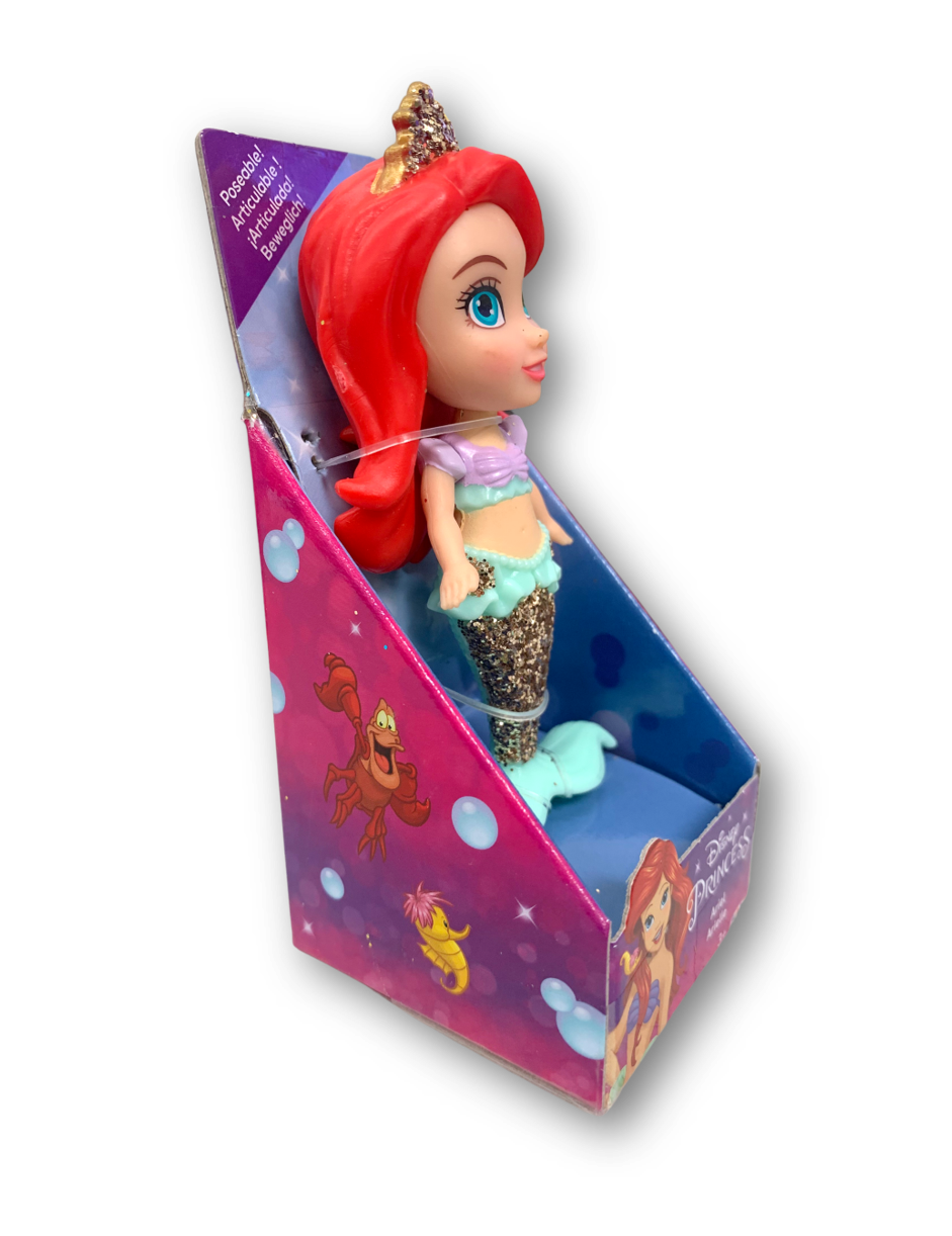 Disney Princess Mini Dolls Ariel Mermaid, for Children Ages 3+
