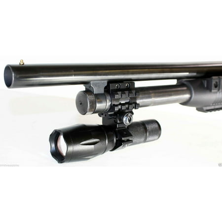 1000 Lumen Strobe Flashlight with Mount Fits Mossberg 500 590 88 Shotgun 12 (Best Bayonet For Mossberg 590)