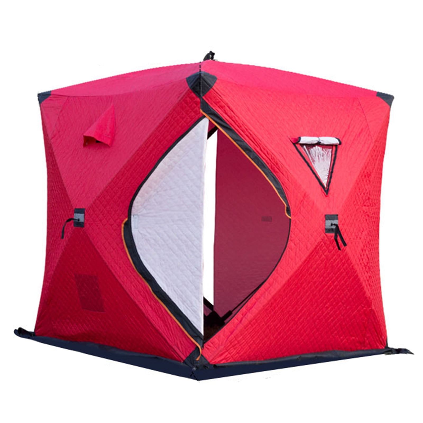 skrskr Portable Ice Fishing Shelter Easy Set-up Winter Fishing Tent Ice Fishing Tent Waterproof & Windproof 
