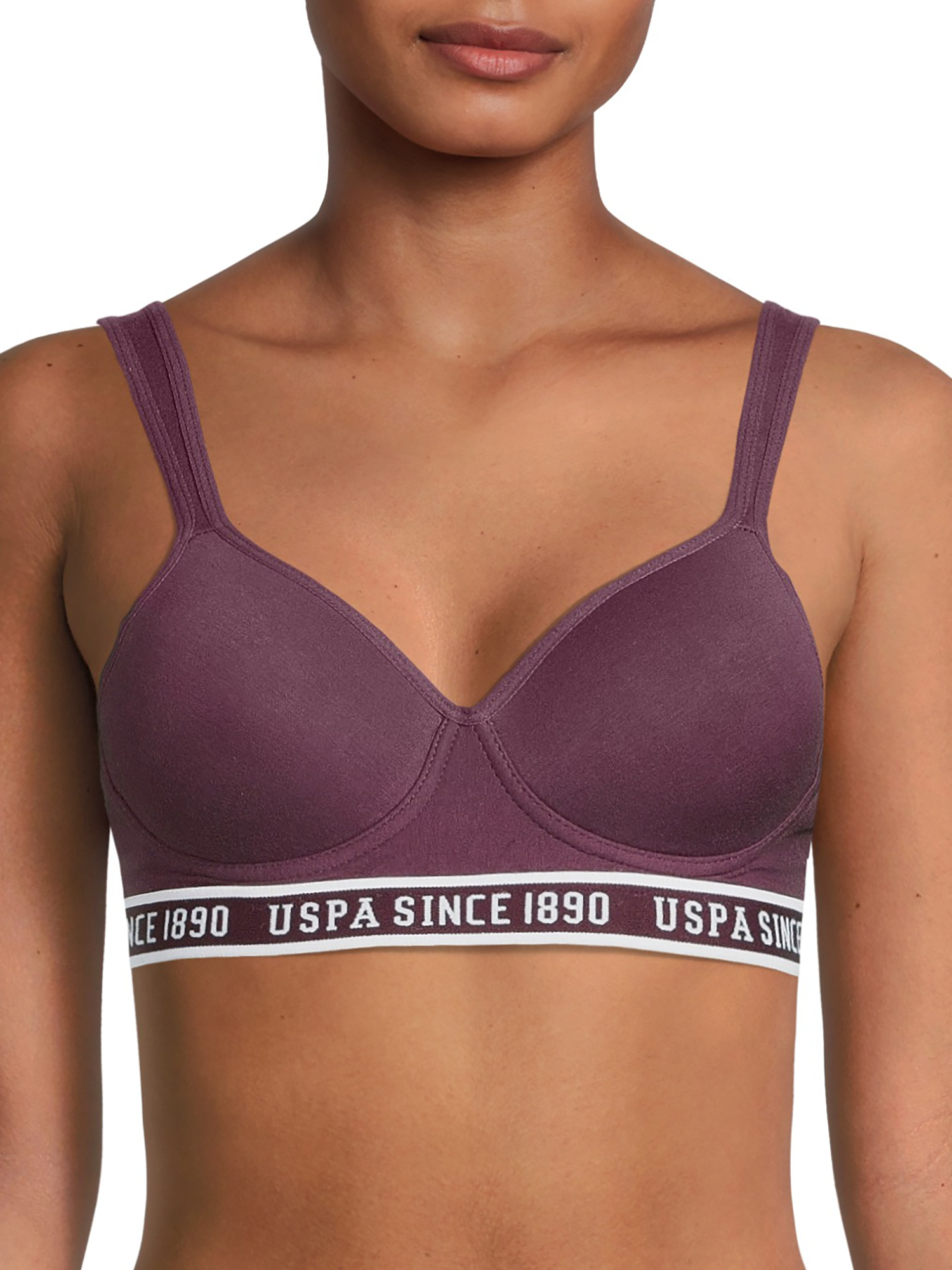 U.S. Polo Assn. Women's Tag-Free Sports Bra Set, 3-Pack - image 2 of 4