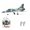 Left-Hand Throttle / 2 Battery, variant on MinimumRC Phantom 2000 30mm EDF RC Fighter Jet Brushless Fixed Wing Airplane 4 Channel EPS Foam Remote Control Aircraft For Outdoor Adults Enthusiasts- Right-Hand Throttle / 4 Battery