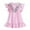 Pink, variant on YTDSCS 1-8T Girls Casual Print Dresses Short-Sleeved Summer Clothes for Toddler Kids Comfortable Dress Girls Sundress for Baby