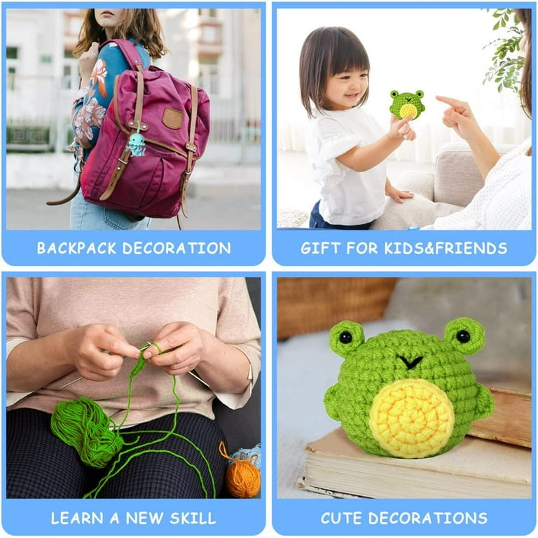 Beginner Crochet Kit, Crochet Kits For Kids And Adults, 3Pcs