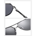 thumbnail image 3 of Men and Women Polarized Metal Driver Driving Sunglasses Outdoor Vacation Sun Shading (Color : A, Size : Medium), 3 of 4