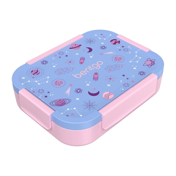 Bentgo Kids Lunch Box with Leakproof Lid and Tray - Lavender Galaxy