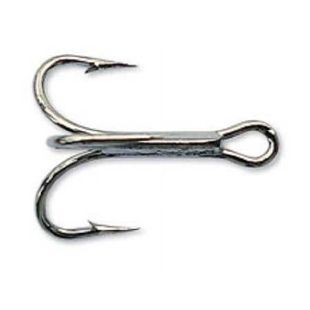 UPC: 0023534385313 | Mustad 3592BLN-1-24 Kingfish Treble Hook Size 1 4X Strong Ringed Eye