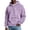 Purple, variant on Fuzzy Sherpa Hoodie Men Oversized Soft Fleece Long Sleeve Pullover Hooded Sweatshirt with Kangaroo Pocket Warm Fall Winter Outerwear