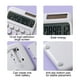 thumbnail image 5 of Calculadora Solar con Batería de 7 Celdas | Uso En Oficina | Material: Plástico | Color: a | Dimensiones: 16 X 11 X 2,5 Cm | Calculadora de Escritorio Portátil para Estudiantes y Adultos | Plástico A, 5 of 6