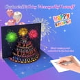 thumbnail image 6 of (5 pack) Lockways 3D Pop Up Firework Birthday Cards, Musical LED Lights Cards, Birthday Gifts for Mom Women Men Dad Father Wife, 6 of 9