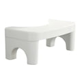 thumbnail image 2 of Taburete resistente para sentarse en cuclillas, taburete para inodoro, práctico y portátil con junta antideslizante, taburete con escalones de 7 Sunnimix Baño inodoro reposapiés taburetes, 2 of 8