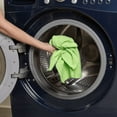 thumbnail image 5 of Quickie Cleaning 32-Pack Microfiber Cleaning Cloth 14"x14" inch Green All-Purpose Towel/Wiper for Multi-Purpose Indoor/Outdoor Cleaning/Dusting/Polishing on Kitchen/Bathroom/Auto Surfaces, 5 of 7