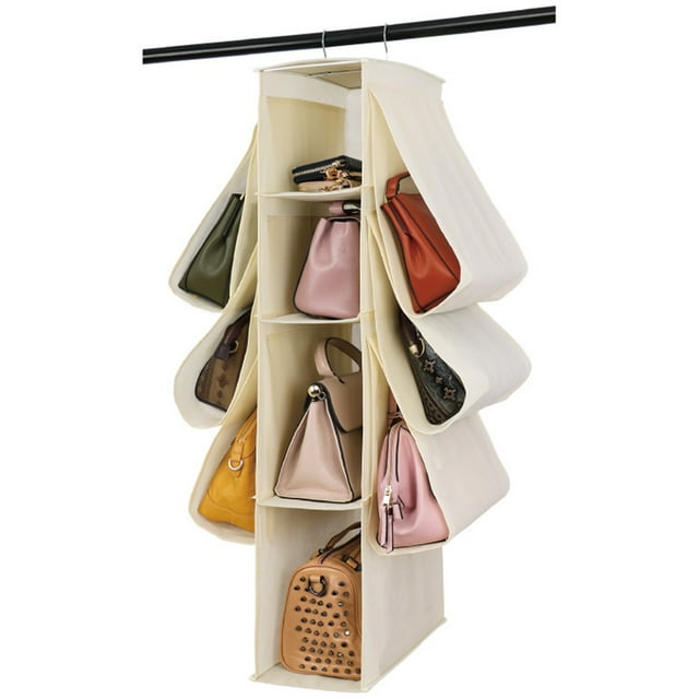 Coofit Purse Organizer 10 Pocket Creative Hanging Bag Organizer Handbag Organizer
