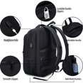 thumbnail image 5 of Mochila antirrobo Vevor para ordenador portátil de 18 pulgadas impermeable gran capacidad funcional para viajes escuela negocios, 5 of 5