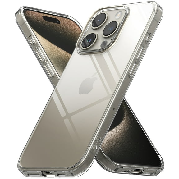 Ringke for iPhone 15 Pro Max [Fusion] Anti-Yellowing Heavy Duty Drop Protection Clear Case