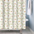 thumbnail image 3 of Tchckioa Boho Printed Shower Curtain,47x72 Inch Waterproof Hooks Bath Curtain Decor for Bathroom,Yellow, 3 of 6