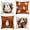 C, variant on Sm:)e Trick or Treat Boo Ghost Pumpkin Happy Halloween Pillow Covers 18x18 Inch Set of 2, Cushion Covers for Sofa Home Decor