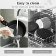 thumbnail image 5 of YASHE 15-Piece Nonstick Cookware Set with Detachable Handles, Stackable Granite Pots and Pans Set, Induction Compatible, Oven Safe, Space-Saving Kitchen Set for RV & Small Apartment, 5 of 8