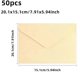 thumbnail image 2 of 50pcs 20.1x15.1cm Envelopes for Wedding Invitations A, 2 of 5