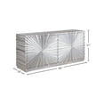 thumbnail image 3 of Meridian Furniture Silverton Silver Sideboard/Buffet, 3 of 8