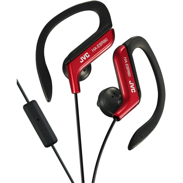 JVC HAEBR80R Sports Clip Headphones (Red)