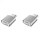 thumbnail image 1 of 2X Mouse Jiggler USB C, Indetectable, Automático, Tipo C, 3 Modos de Movimiento, Sin Necesidad de Controladores, para Mantener la Computadora , Color Plateado, 1 of 5