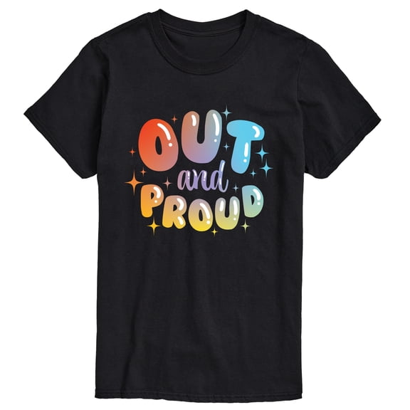 Instant Message - Out And Proud Short Sleeve Graphic T-Shirt