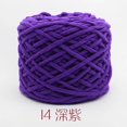 thumbnail image 1 of Nvzi Hilo de algodón para ganchillo, hilo fino para tejer a ganchillo, hilo de poliéster suave y duradero para tejer a mano y proyectos de manualidades, hilo morado oscuro, 2 rollos., 1 of 4