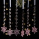 thumbnail image 4 of 6pcs Snowflake Acrylic Crystal Icicle Water Drop Pendant, Christmas Hanging Decorations, Elegant Acrylic Snowflake Water Drop Pendants, for Home Office Bedroom, Festive Holiday Wall Decor, Acrylic, 4 of 8