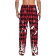 thumbnail image 3 of Daiia Christmas Tree Buffalo Plaid Men's Sleep Pant with Pockets and Drawstring,Pajama Pants-XX-Large, 3 of 9