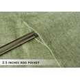 thumbnail image 3 of Aiking Home Pure 100% Faux Linen Window Valance - Size 56 inch x 16 inch, Moss, 3 of 4