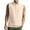 A_ Khaki, variant on Fashion YLSDY Men's Sleeveless Linen Tank Tops Striped Jacquard Stylish Shirts Quarter Button Lapel Tops Gym Workout Muscle Shirts Black XXL