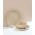thumbnail image 5 of JoyJolt Mesa 6pc Stoneware Soup Bowl set - Beige, 5 of 9