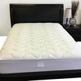 thumbnail image 1 of Luxury Plush Bamboo Jacquard Mattress Pad, 1 of 2