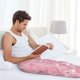 thumbnail image 5 of Fotbe Pink Flamingos and Flowers Pantalones de Pijama para Hombre, Pantalones de Dormir, Pantalones de Casa con Cintura Ajustable y Bolsillos-Medium, 5 of 6